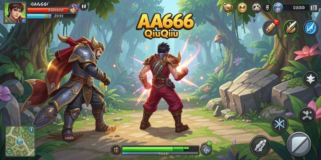 Gameplay seru dalam AA666 permainan QiuQiu.