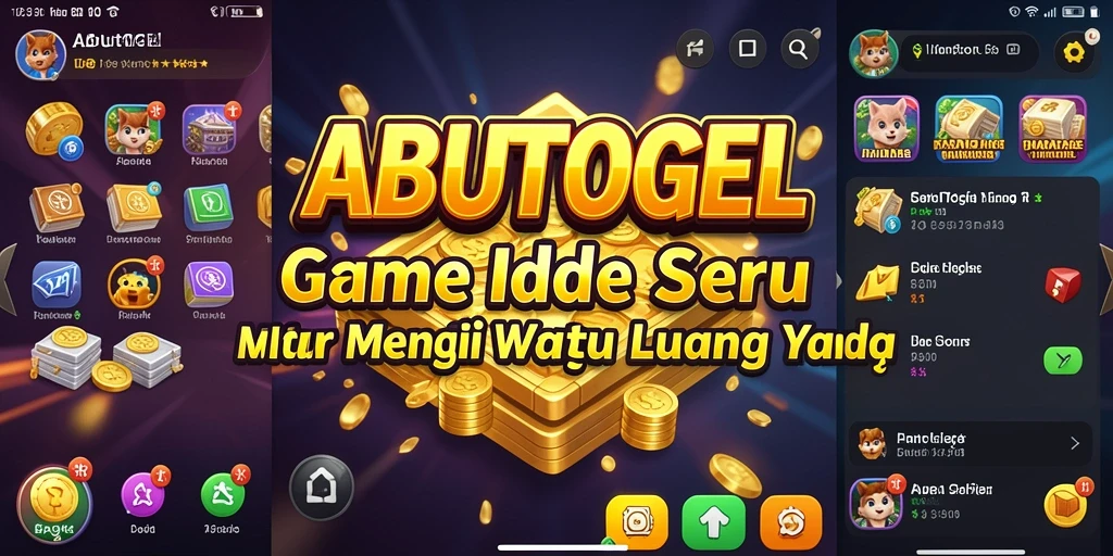 Gameplay ABUTOGEL yang menarik dengan mekanisme Idle yang unik.