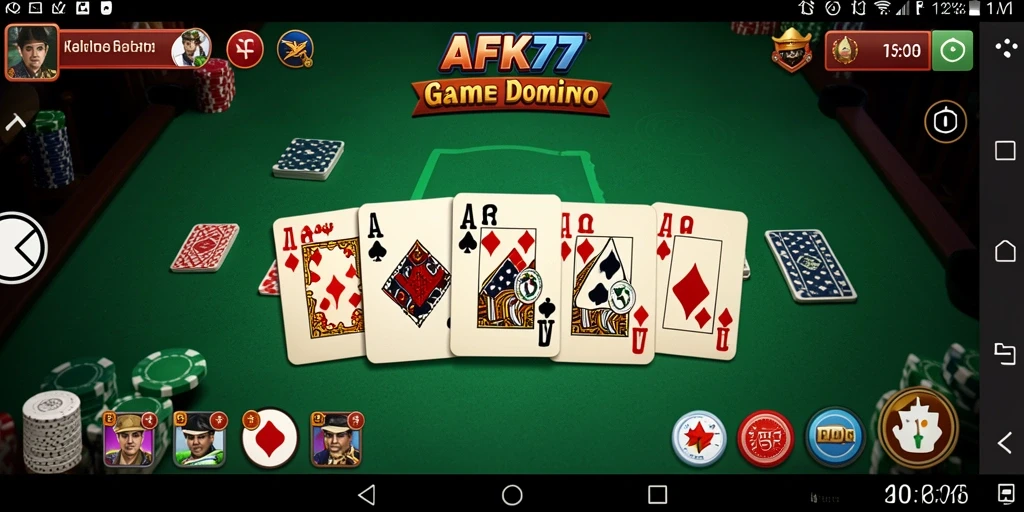 Screenshot gameplay AFK77 dengan tampilan mewah dan menarik.