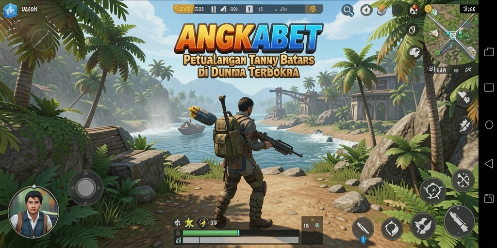 Screenshot gameplay <strong>ANGKABET</strong> yang menunjukkan eksplorasi di dunia terbuka.