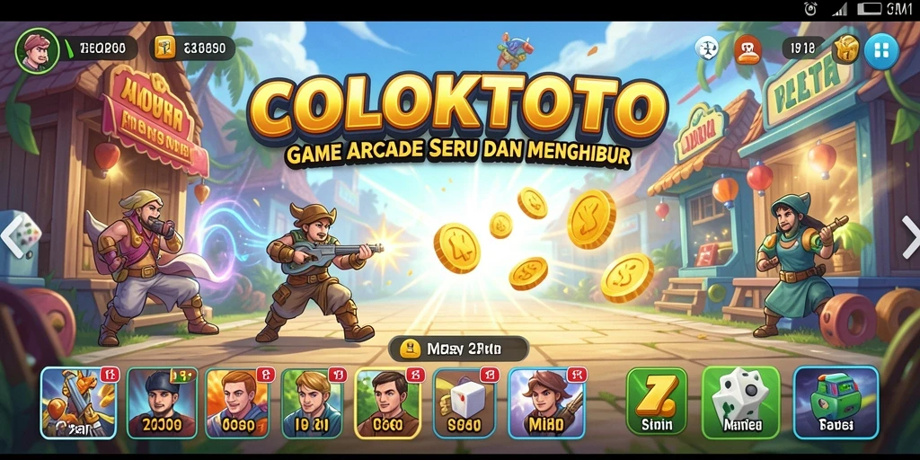 Tampilan gameplay COLOKTOTO dengan aksi seru dan grafis menawan.
