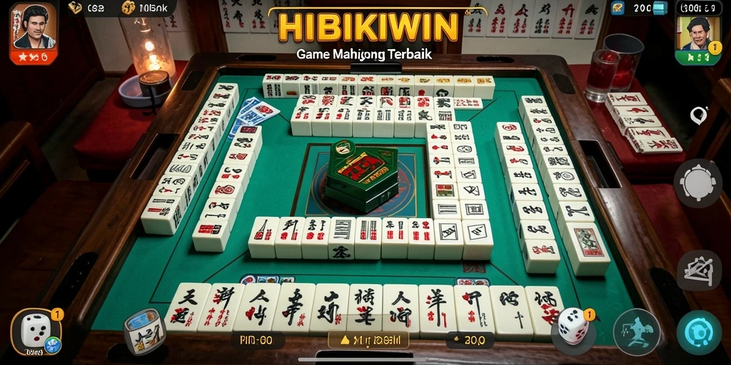 Tampilan gameplay menarik dari HIBIKIWIN dengan Mahjong.