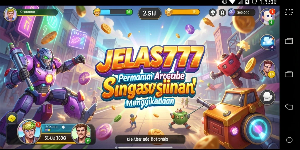 Gameplay menampilkan keseruan dan tantangan dari JELAS777.