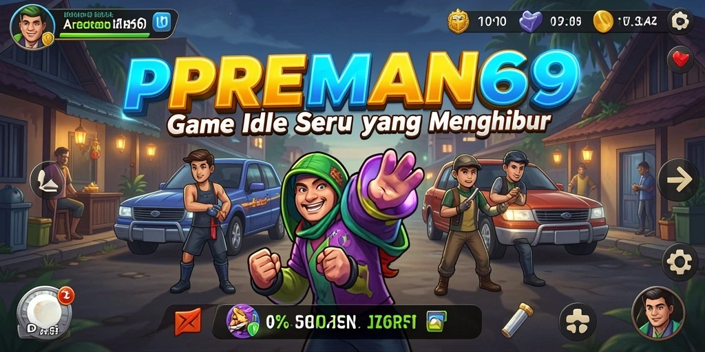 Tampilan gameplay seru dalam PREMAN69 yang penuh strategi.