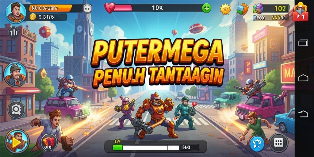 Screenshot PUTERMEGA menampilkan gameplay yang menantang dan mengasyikkan.