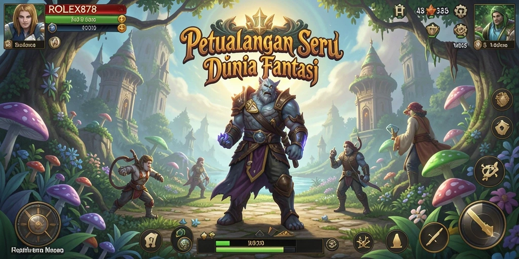 Screenshot gameplay ROLEX878 menampilkan aksi petualangan yang penuh tantangan.
