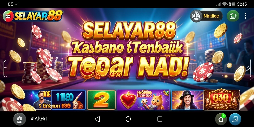 Tampilan menakjubkan gameplay Kasino di SELAYAR88.