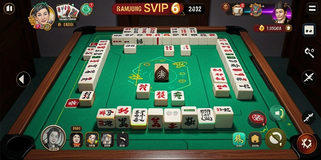 Screenshot menggambarkan gameplay Mahjong yang menarik dan menyenangkan.