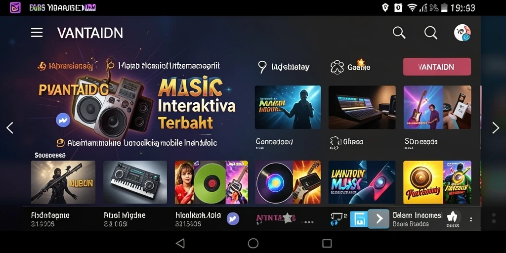Screenshot VANTAIDN menampilkan gameplay Musik yang seru dan interaktif.