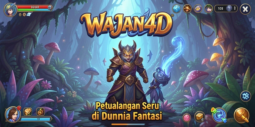 Gameplay WAJAN4D menampilkan aksi petualangan yang mendebarkan.