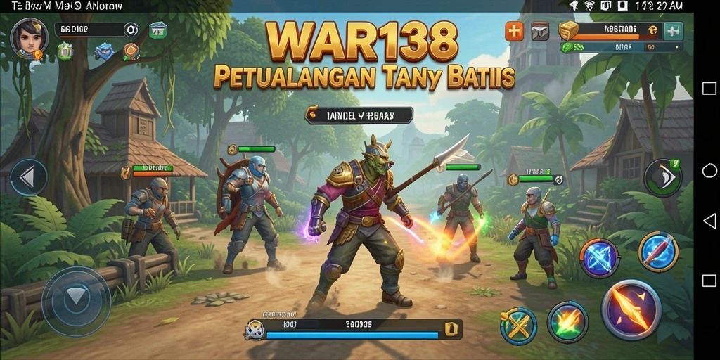 Gambaran tampilan gameplay seru di WAR138.
